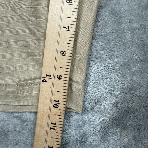 CSG Cargo Shorts Mens 40 Khaki Ripstop Flat Front Drawstring Pockets Outdoor - Picture 6 of 6